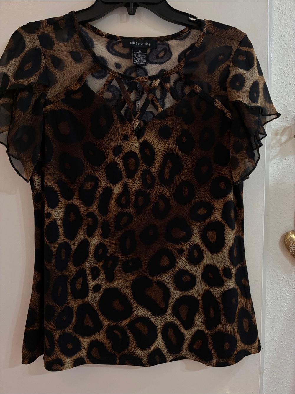 Leopard-look Top